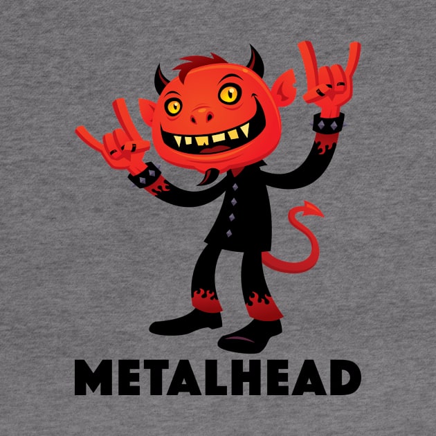 Heavy Metal Devil Metalhead by fizzgig